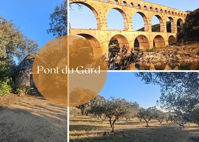 Appartamento Le Mistral - Pont Du Gard - Cozy & Intime - Wifi Fibre -tv Saint-Bonnet-du-Gard